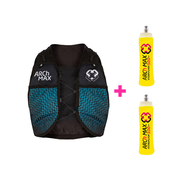 HV-6 Azul Unisex + 2 Hydraflask de 500ml