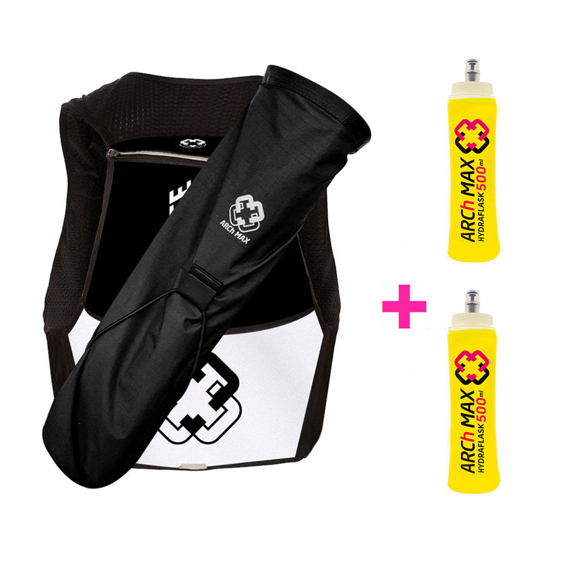 INFINITE TRAILS 2023 Black | aR Frankfurt + 2 Hydraflask de 500ml + Quiverbag