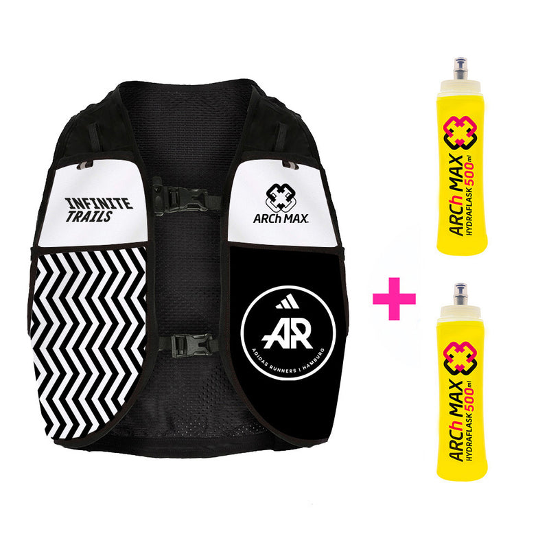 INFINITE TRAILS 2023 Black | aR Hamburg + 2 Hydraflask de 500ml