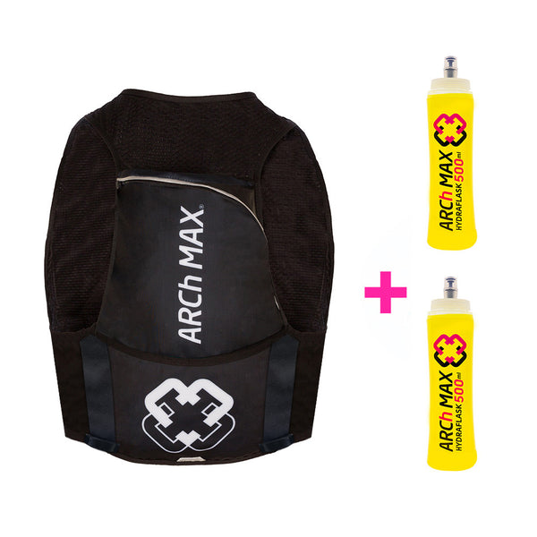 HV-12 Negro Unisex + 2 Hydraflask de 500ml